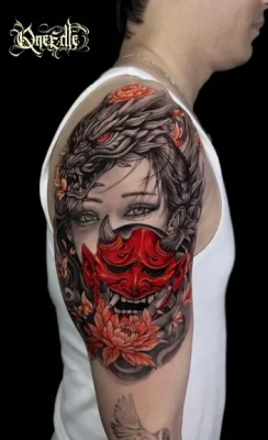Hannya Mask-Dragon Girl-Qneedle-Hanoi