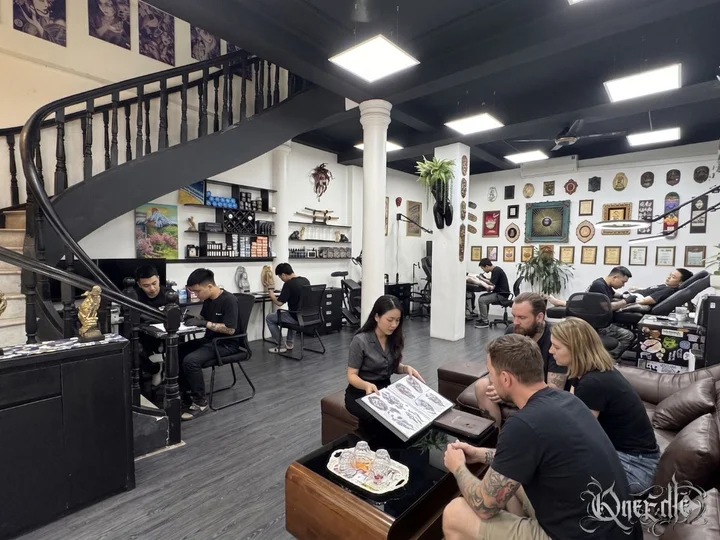Qneedle Tattoo Studio Hanoi Indoor