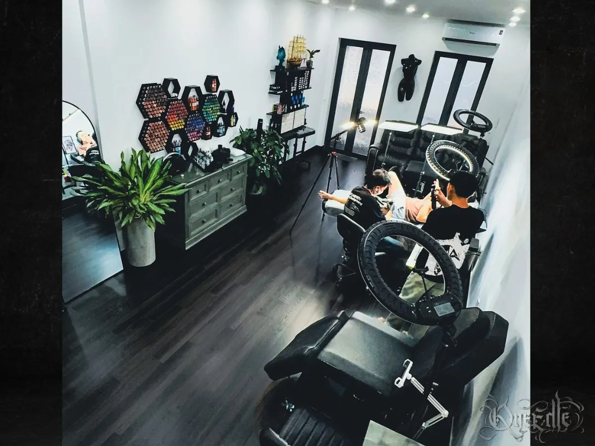Tattoo room qneedle tattoo studio Qneedle -Tattoo - Studio -Hochiminh - Best Tattoo Studio HCM