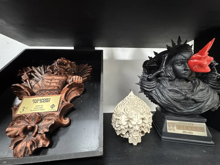 awards & Judge trophies 2 Qneedle Hanoi
